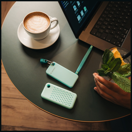 Dysk Zewnętrzny Verbatim Pocket SSD 2TB  USB-C 3.2 gen.2 czarny-polarny niebieski 32325