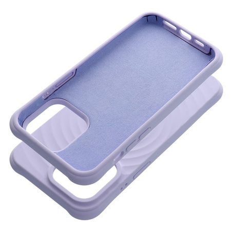 Silicone Zephyr Mag Cover kompatybilny z MagSafe do IPHONE 14 PRO MAX liliowy