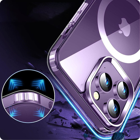 Etui SAMSUNG GALAXY S24 ULTRA Tech-Protect FlexAir Hybrid MagSafe transparentne