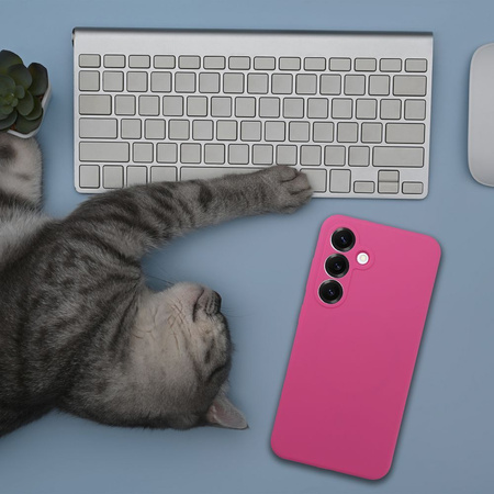 Futerał SILICONE 2mm do XIAOMI REDMI 15 4G róż