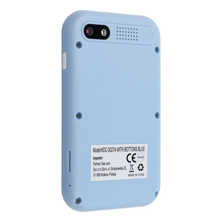 Telefon do gier dla dzieci z ekranem IPS 2,4" z przyciskami KDC-0027A niebieski