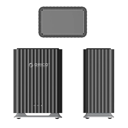 Obudowa dyskowa na 2 dyski 2,5" HDD/SSD / 3,5" HDD (Direct Attached Storage) - czarna