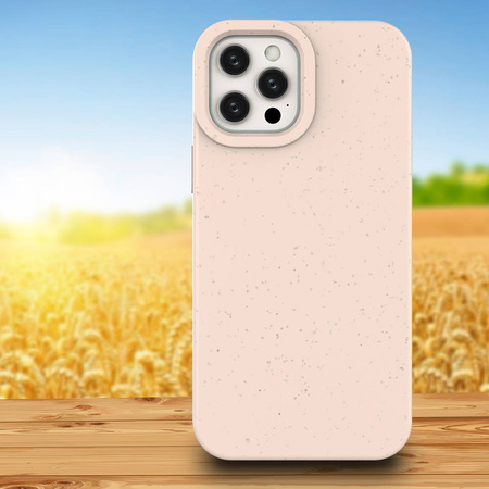 Eco Case etui do iPhone 12 Pro silikonowy pokrowiec obudowa do telefonu różowy