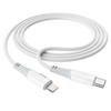 HOCO kabel Typ C do iPhone Lightning 8-pin Power Delivery PD20W Ferry X70 1m biały