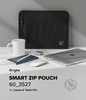 Ringke Smart Zip Pouch Universaltasche für Laptop, Tablet (bis 13''), Ständer, Tasche, Organizer, beige