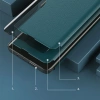 Eco Leather View Case booktype case schutzhülle aufklappbare hülle Samsung Galaxy A22 4G blau