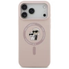 Karl Lagerfeld Silikon Karl&amp;Choupette Ring MagSafe Case für iPhone 17 Pro Max - Pink