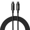 Kabel USB C - USB C 480Mb/s 240W 3m Baseus Tungsten Gold CAWJ040101 - czarny