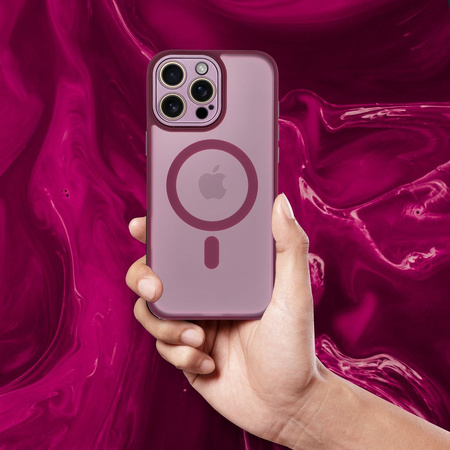 Futerał VARIETE MAG COVER kompatybilny z MagSafe do IPHONE 16 PRO MAX fioletowy