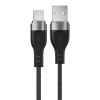 Acefast C11-04 USB-A - USB-C 3A Kabel 1,2m Magnetgeflecht - Schwarz
