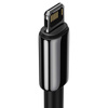 Baseus Tungsten kabel USB - Lightning 2,4 A 1 m czarny (CALWJ-01)
