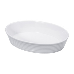 Küchenprofi Burgund - Brytfanna porcelanowa / naczynie do zapiekania owalne 30×20×6 cm