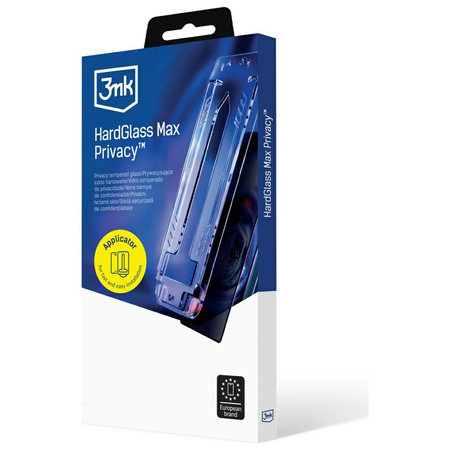 Szkło hartowane 3MK HardGlass Max        Privacy z aplikatorem do Samsung Galaxy S25 Ultra