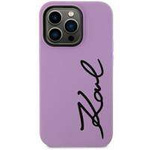Karl Lagerfeld KLHCN61SKSVGU iPhone 11 / Xr 6.1&quot; purple/purple hardcase Silicone Signature