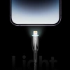Baseus Glimmer Series cable with fast charging USB-C - Lightning 480Mb/s PD 20W 1m white