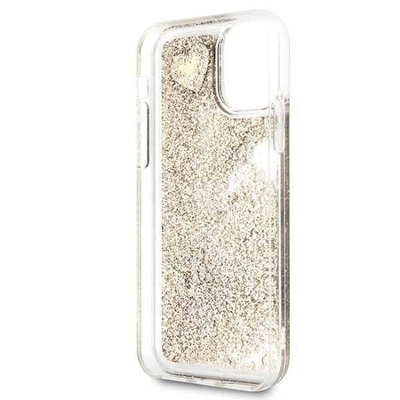 Guess GUOHCN61GLHFLGO iPhone 11 gold/złoty hardcase Glitter Charms