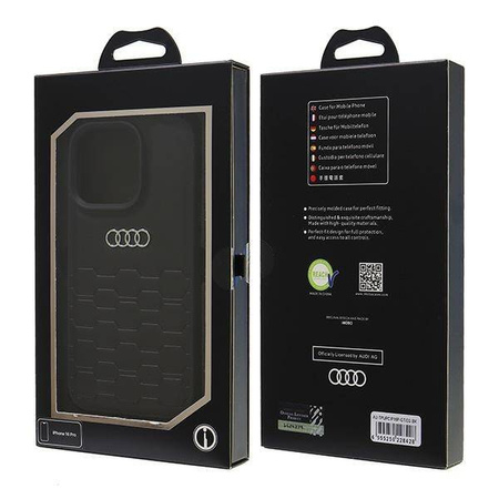Audi nakładka Synthetic Leather do iPhone 16 Pro Max 6.9" czarna