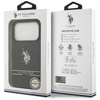 Etui US Polo DH and Bottom Stripe Logo MagSafe do iPhone 17 Pro czarny