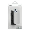 Uniq Lino Hue iPhone 15 case 6.1" Magclick Charging light gray/chalk gray