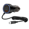 TECH-PROTECT CC05 2-PORT CAR CHARGER PD60W + CABLE BLACK
