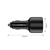 TECH-PROTECT CC04 3-PORT CAR CHARGER PD175W BLACK