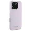 Original Case IPHONE 16 PRO MAX DKNY Hardcase Liquid Silicone Small Metal Logo MagSafe (DKHMP16XSMCHLP) pink