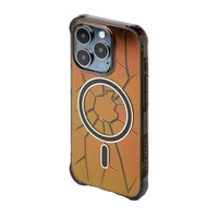 Etui silikonowe MagSafe Kingxbar PQY Crack Series do iPhone 15 Pro - czarne