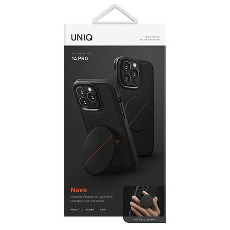 Uniq etui Novo iPhone 14 Pro 6,1"czarny/midnight black