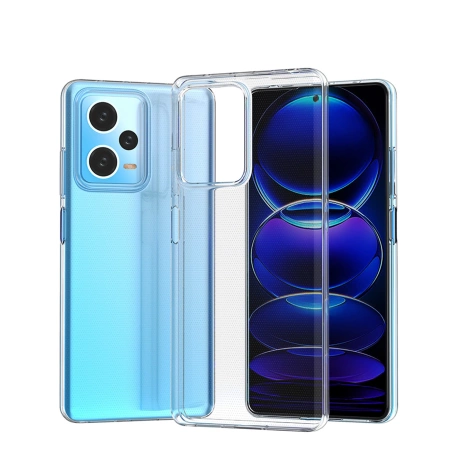 Ultra Clear 0,5 mm Hülle für Xiaomi Redmi Note 12 Pro+ dünne Abdeckung transparent