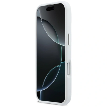 BMW M Silicon Horizontal Line MagSafe Case for iPhone 17 - White