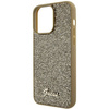 Guess Disco Metal Script case for iPhone 15 Pro Max - gold