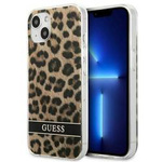 Etui IPHONE 13 MINI Guess Hardcase Leopard (GUHCP13SHSLEOW) brązowe