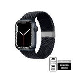 Crong Wave Band – Pleciony pasek do Apple Watch 38/40/41 mm (grafitowy)