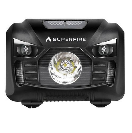 Superfire HL06 headlight, 500lm, USB