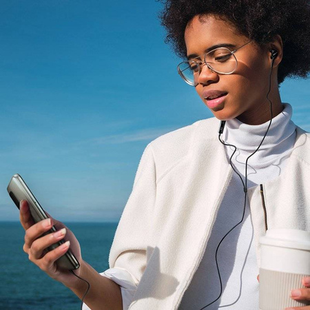 Samsung słuchawki dokanałowe mini jack 3.5 mm czarne (EO-IA500BBEGWW)