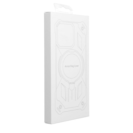 Futerał Armor Mag Cover kompatybilny z MagSafe do IPHONE 11 PRO czerwony