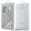 Etui Guess Grained Roses Big 4G logo na iPhone 16 - fioletowe