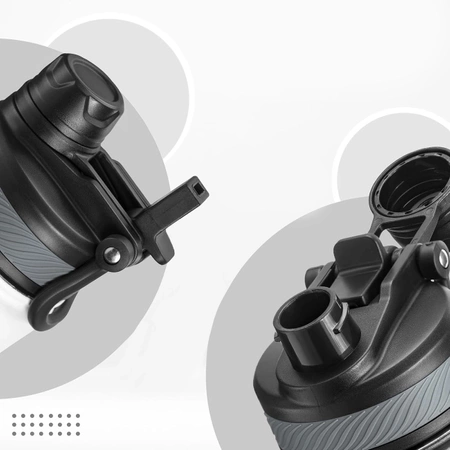 Bidon termiczny Rockbros 35210029001 rowerowy na napoje 550 ml - czarny