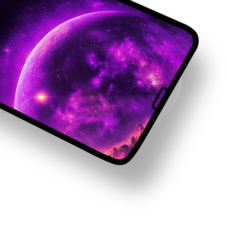Szkło hartowane 9D do Oppo Reno 12F 5G (Global) / 12FS 5G czarna ramka 10w1