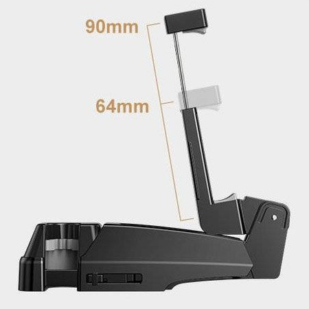 Baseus backseat vehicle holder wieszak samochodowy uchwyt na telefon 4.0''-6.5'' na zagłówek czarny (SUHZ-A01)