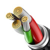 BASEUS kabel USB A do Apple Lightning 8-pin 2,4A Glimmer Series CADH000201 1m czarny