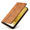 Magnet Fancy Case for Samsung Galaxy S23+ flip cover wallet stand brown