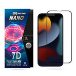 Crong 7D Nano Flexible Glass - Niepękające szkło hybrydowe 9H na cały ekran iPhone 13 Pro Max
