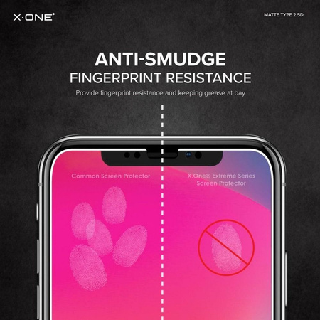 Szkło hartowane X-ONE Full Cover Extra Strong Crystal Clear - do iPhone 13/13 Pro/14 (full glue) czarny
