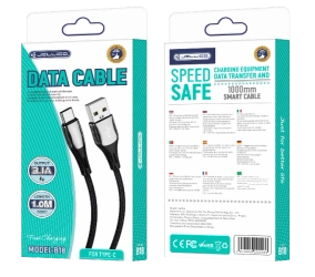 JELLICO Kabel B18 USB-C 3.1A 1M schwarz