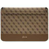 Guess Sleeve GUCS14PS4SGW 14" brown/brown 4G Stripe Metal Logo