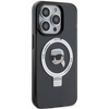 Karl Lagerfeld KLHMP15XHMRSKHK iPhone 15 Pro Max 6,7" schwarz/schwarz Hardcase Ring Stand Karl Head MagSafe