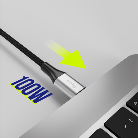 Allity kabel AUC-01 USB-C - USB-C 2,0 m 100W czarny