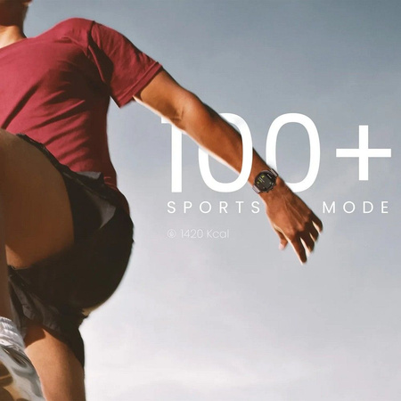 HIFUTURE smartwatch ze stali nierdzewnej ze sztuczną inteligencją AIX (OLED) (CORNING GORILLA GLASS) srebrny