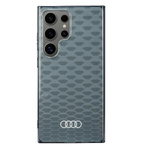 Audi IML Stitching Pattern MagSafe Case S24 Ultra S928 szary/grey hardcase AU-IMLMS24U-Q5/D3-GY